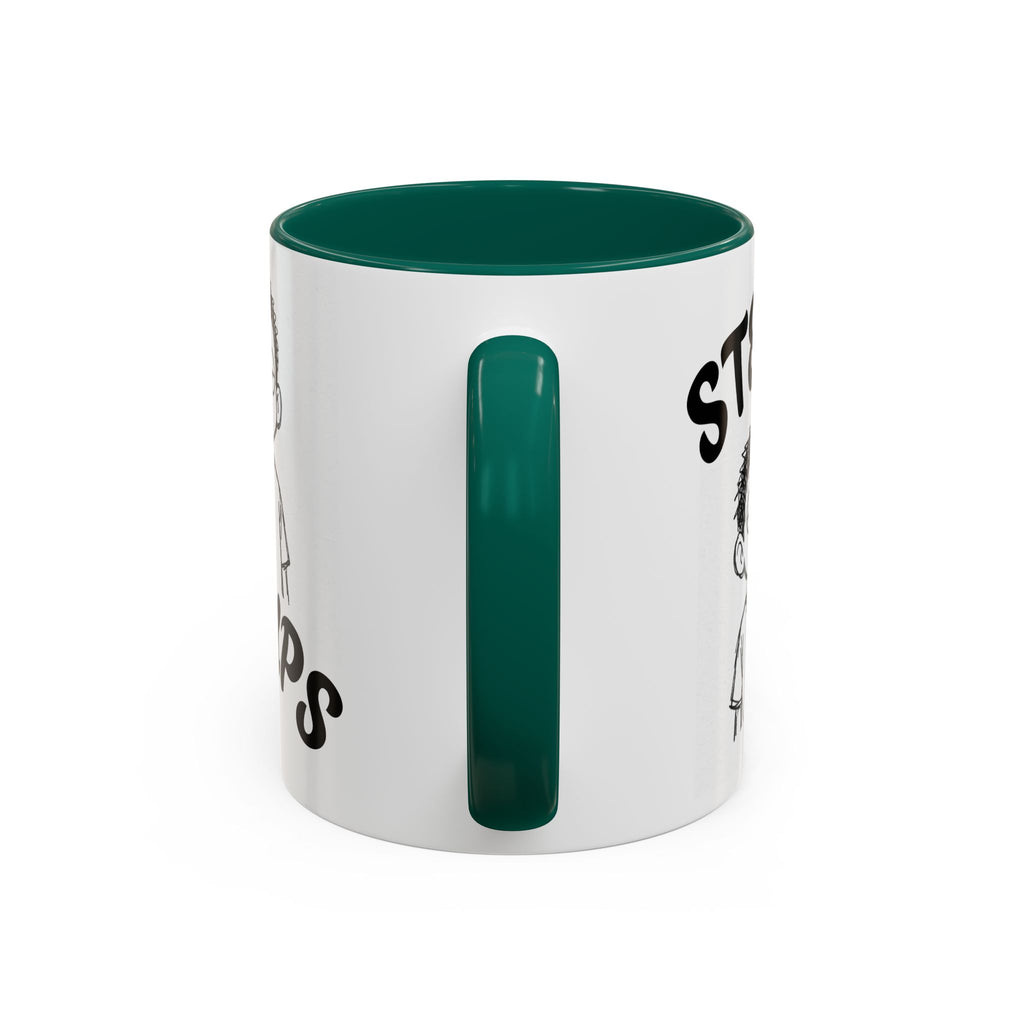 Steups Funny Cartoon Mug — Sarcastic Emoji Coffee Cup (11oz, 15oz)