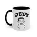 Steups Funny Cartoon Mug — Sarcastic Emoji Coffee Cup (11oz, 15oz)
