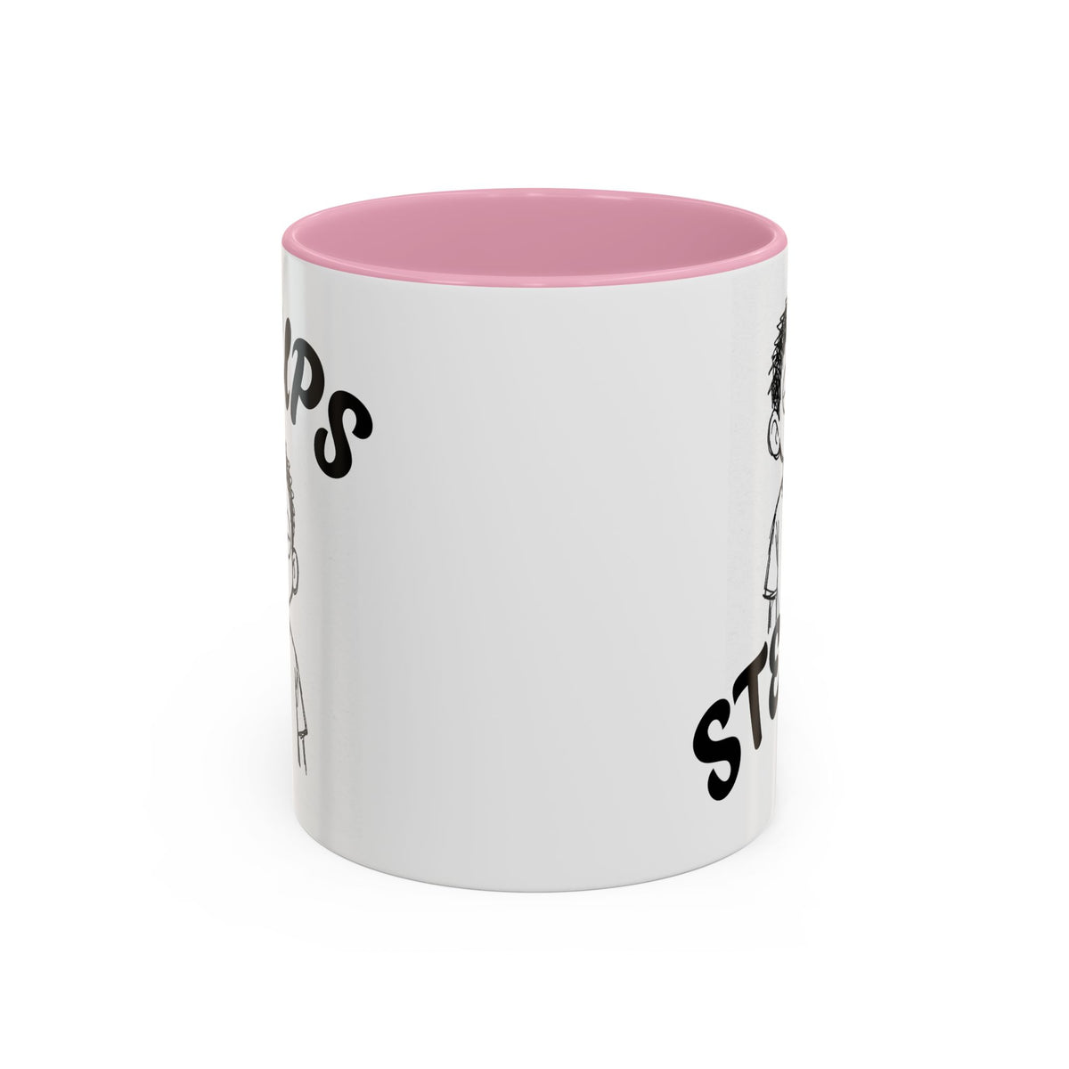 Steups Funny Cartoon Mug — Sarcastic Emoji Coffee Cup (11oz, 15oz)