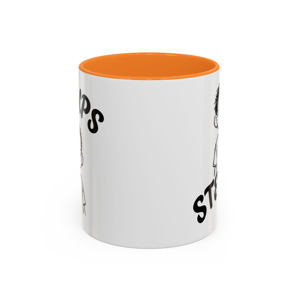 Steups Funny Cartoon Mug — Sarcastic Emoji Coffee Cup (11oz, 15oz)