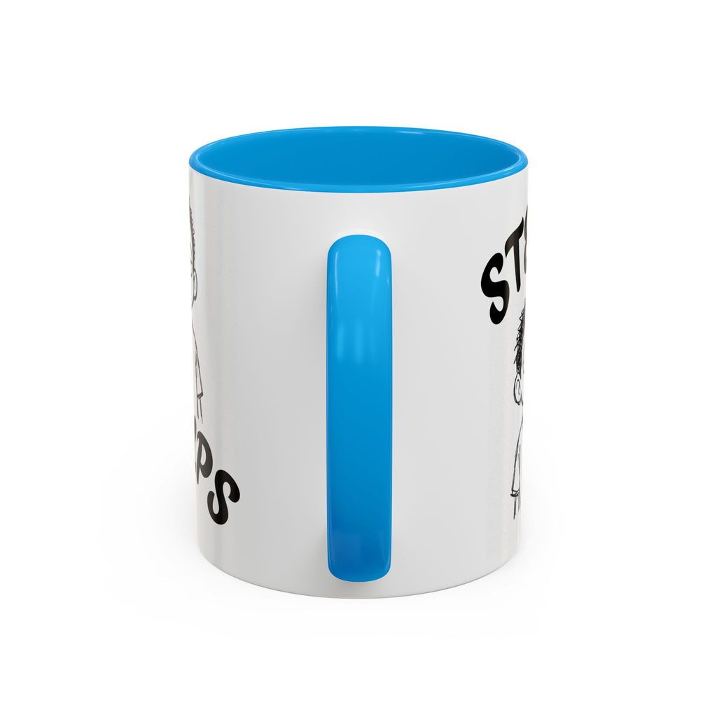 Steups Funny Cartoon Mug — Sarcastic Emoji Coffee Cup (11oz, 15oz)