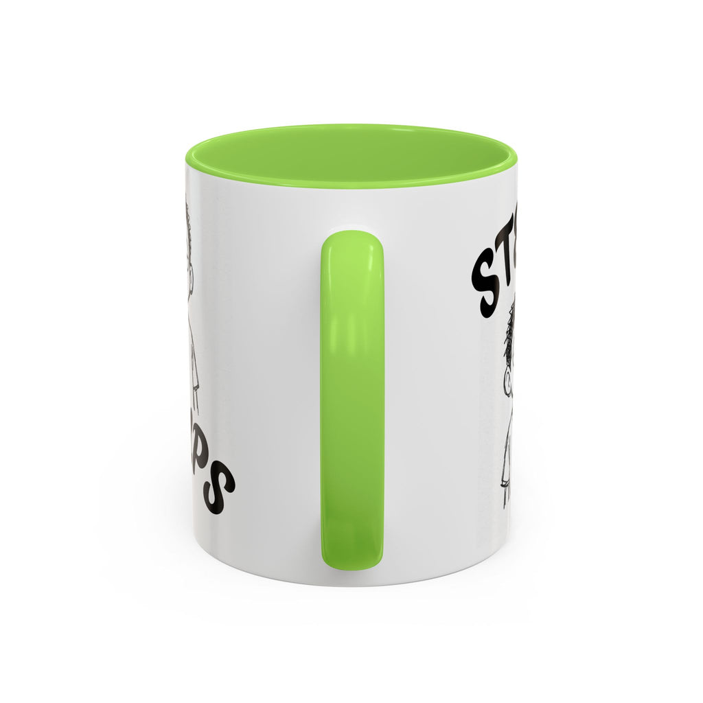 Steups Funny Cartoon Mug — Sarcastic Emoji Coffee Cup (11oz, 15oz)