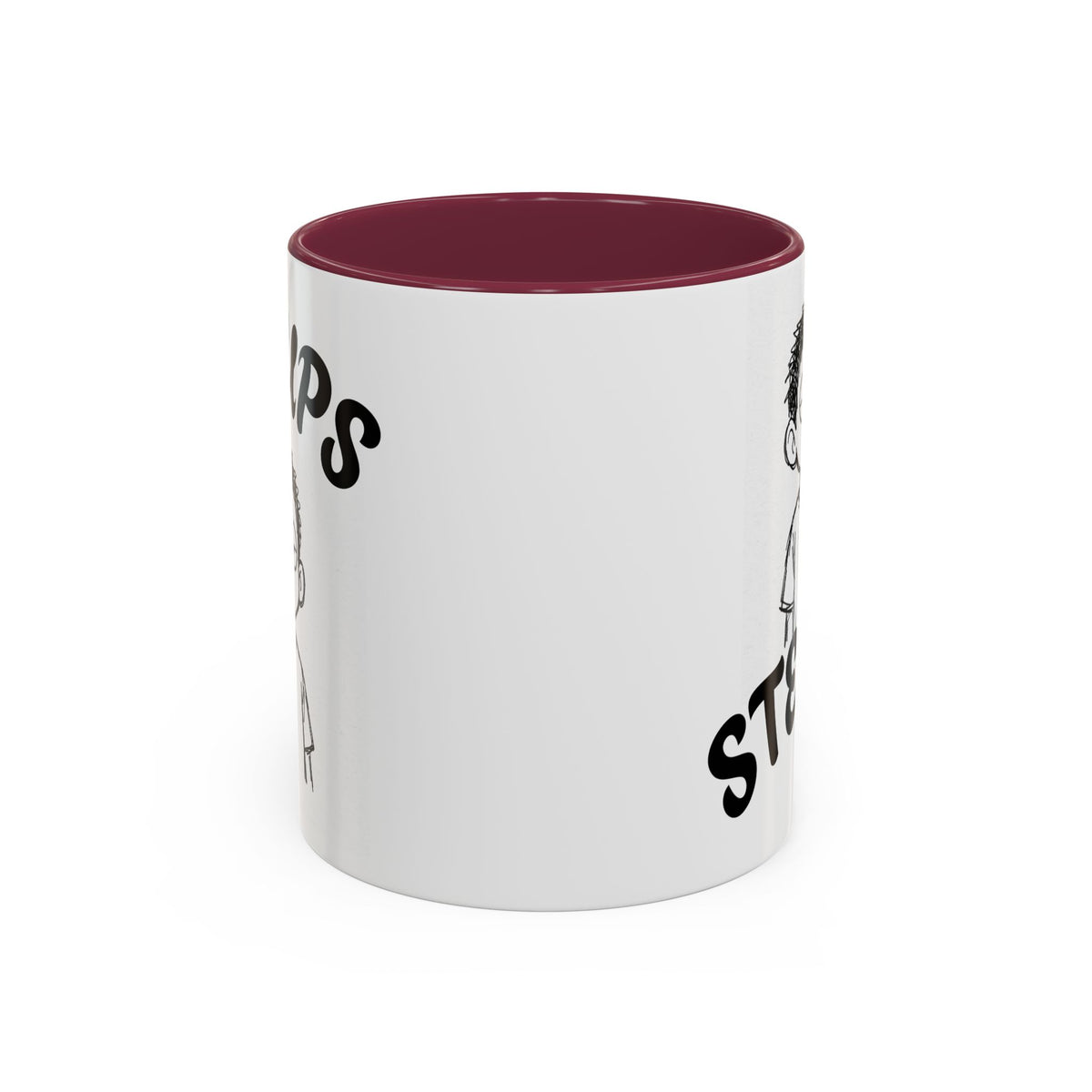 Steups Funny Cartoon Mug — Sarcastic Emoji Coffee Cup (11oz, 15oz)