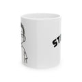Funny Stressed Kid Cartoon Ceramic Mug — 'Stress' Coffee Cup (11oz, 15oz)