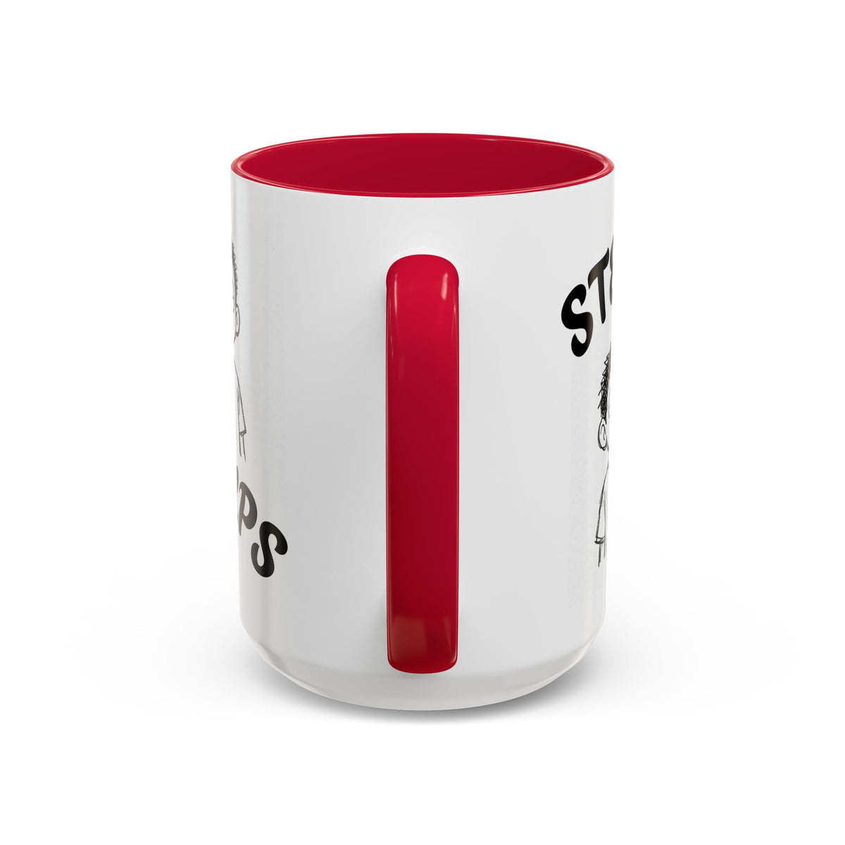 Steups Funny Cartoon Mug — Sarcastic Emoji Coffee Cup (11oz, 15oz)