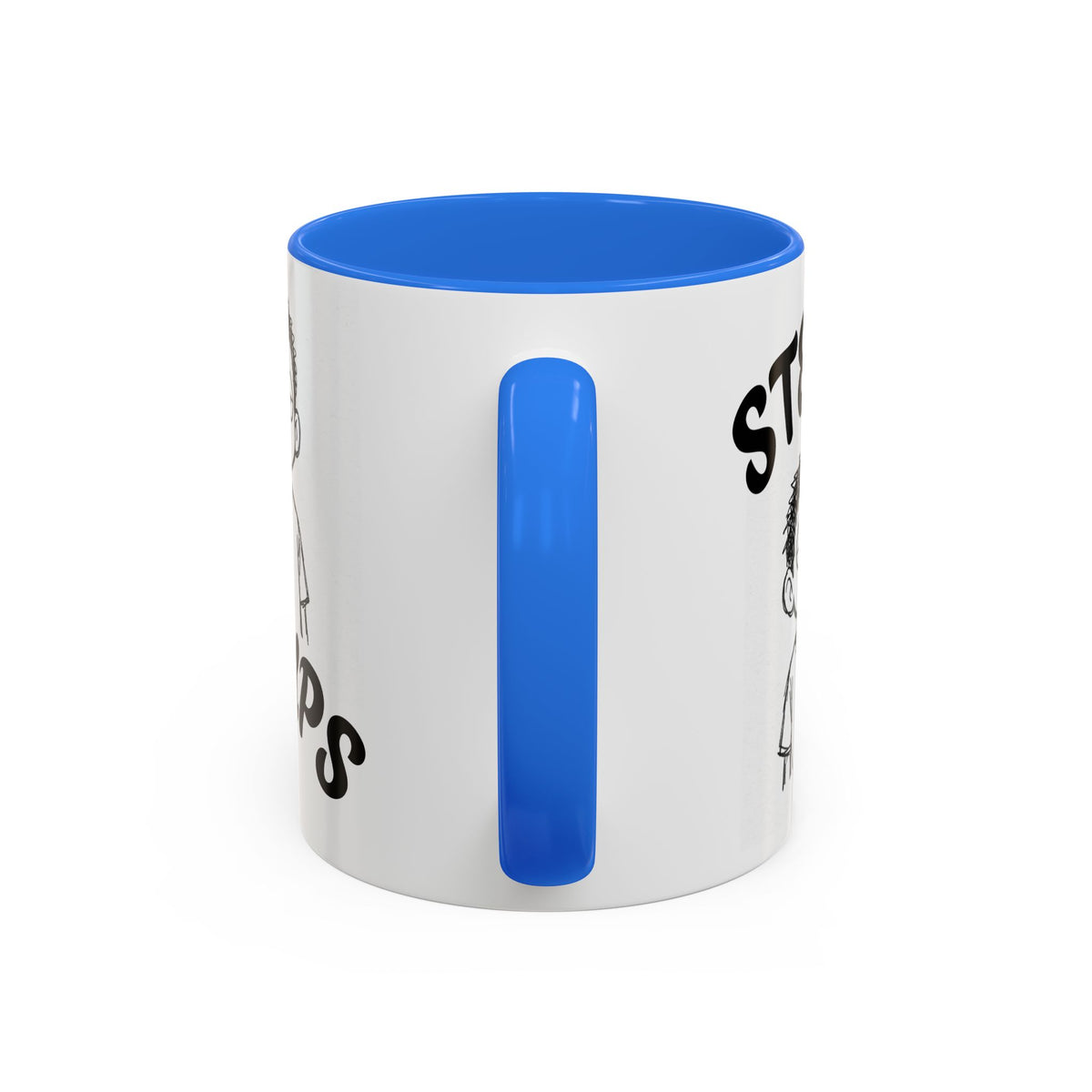 Steups Funny Cartoon Mug — Sarcastic Emoji Coffee Cup (11oz, 15oz)