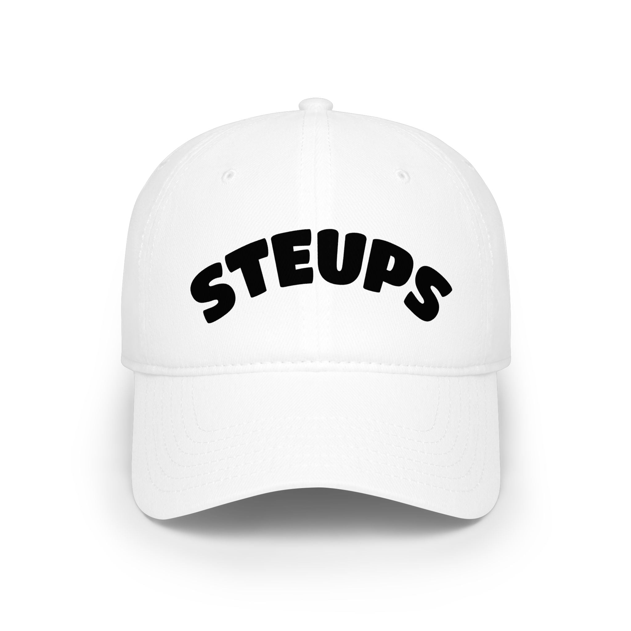 Steups Embroidered Baseball Cap — Minimal Curved Bill Hat