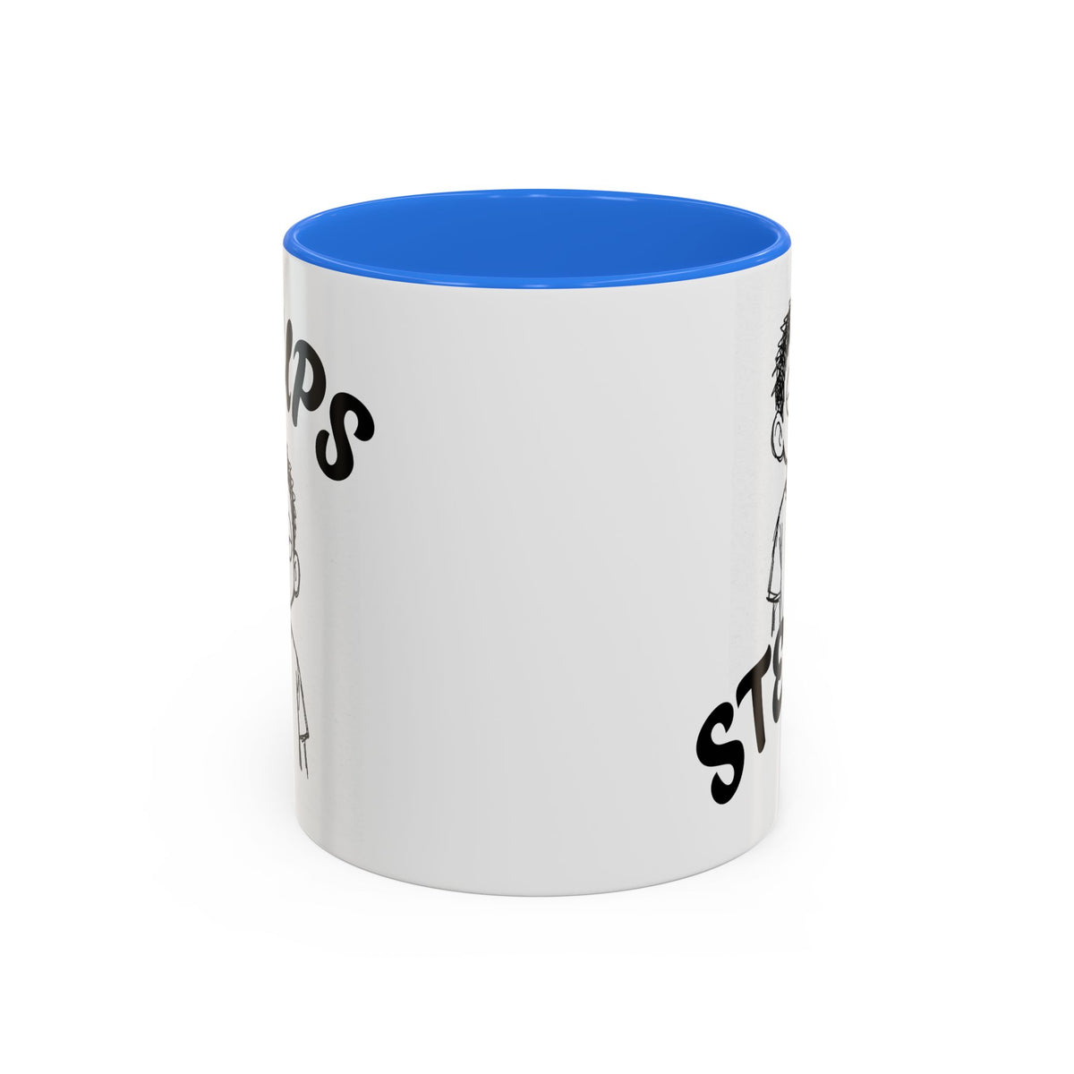 Steups Funny Cartoon Mug — Sarcastic Emoji Coffee Cup (11oz, 15oz)