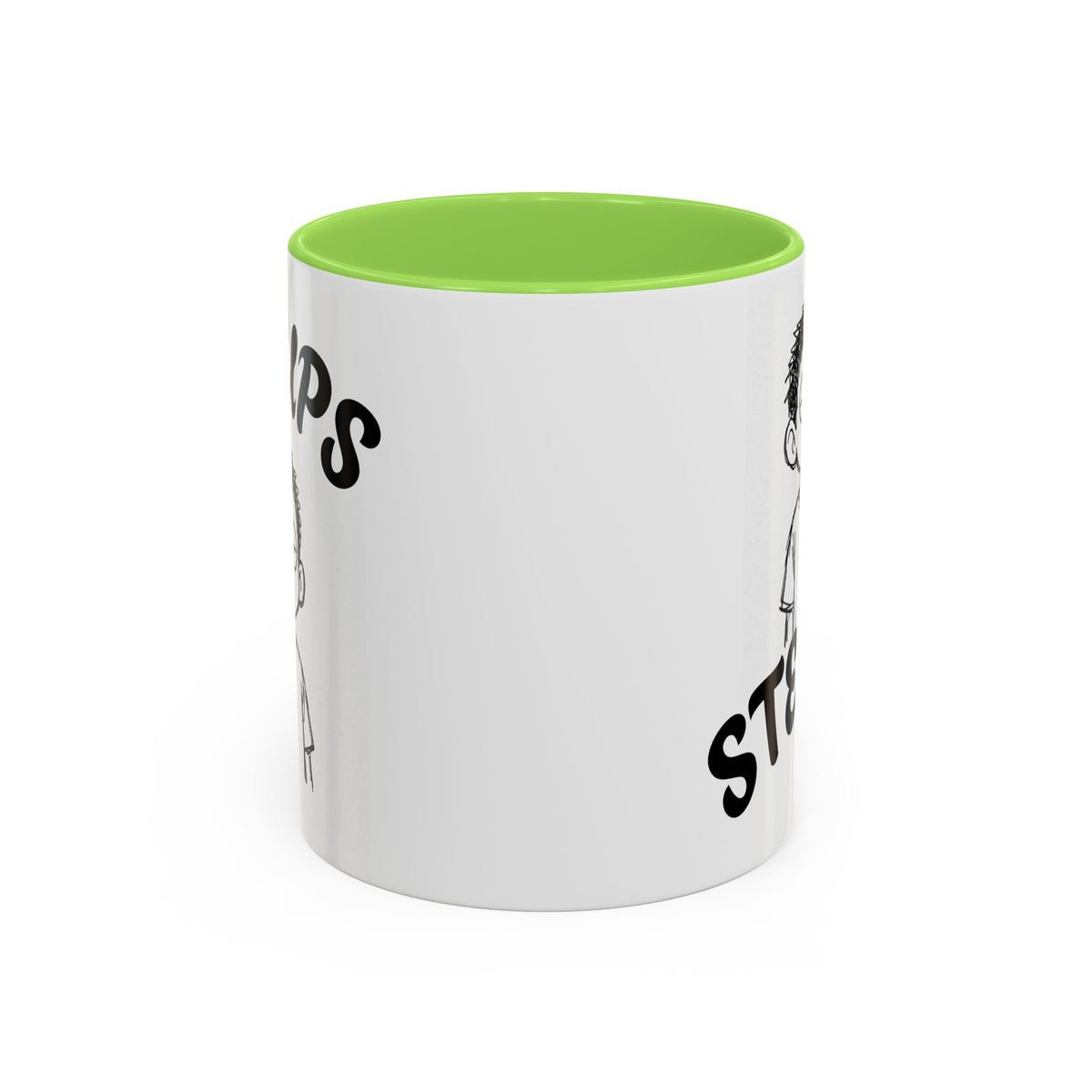 Steups Funny Cartoon Mug — Sarcastic Emoji Coffee Cup (11oz, 15oz)
