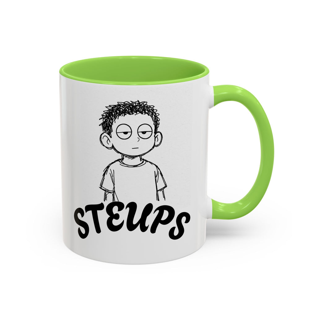 Steups Funny Cartoon Mug — Sarcastic Emoji Coffee Cup (11oz, 15oz)