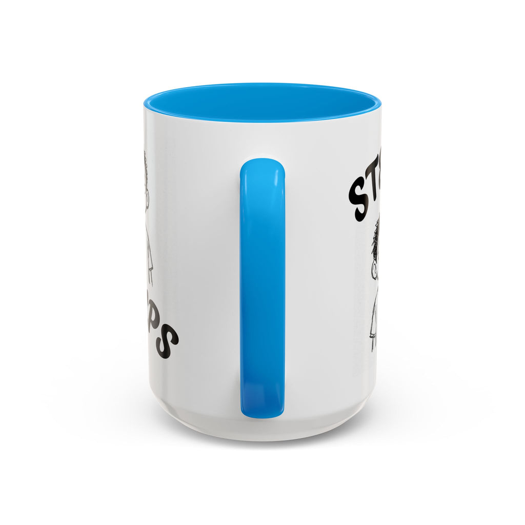 Steups Funny Cartoon Mug — Sarcastic Emoji Coffee Cup (11oz, 15oz)