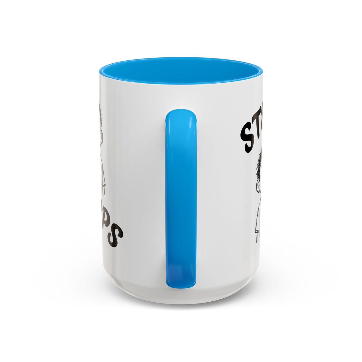 Steups Funny Cartoon Mug — Sarcastic Emoji Coffee Cup (11oz, 15oz)