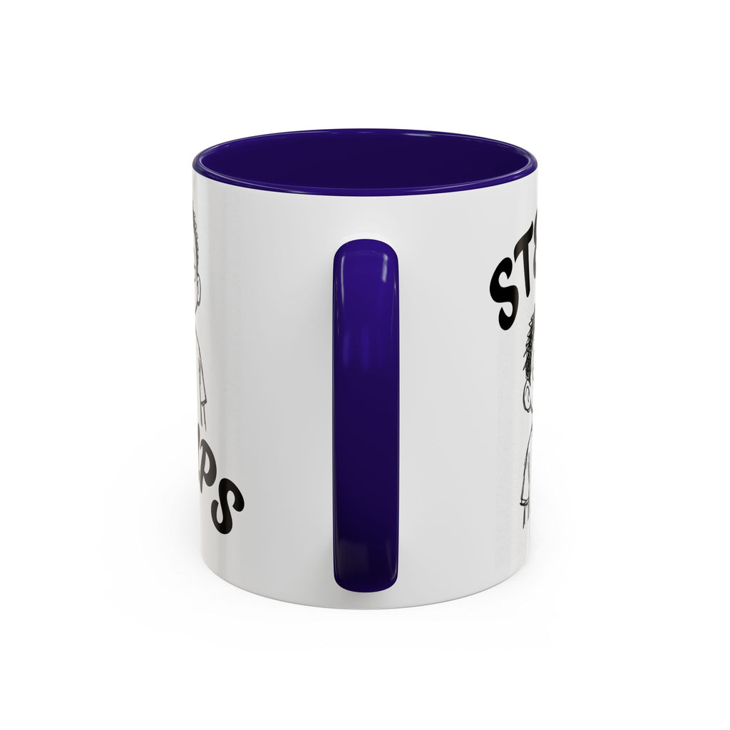 Steups Funny Cartoon Mug — Sarcastic Emoji Coffee Cup (11oz, 15oz)