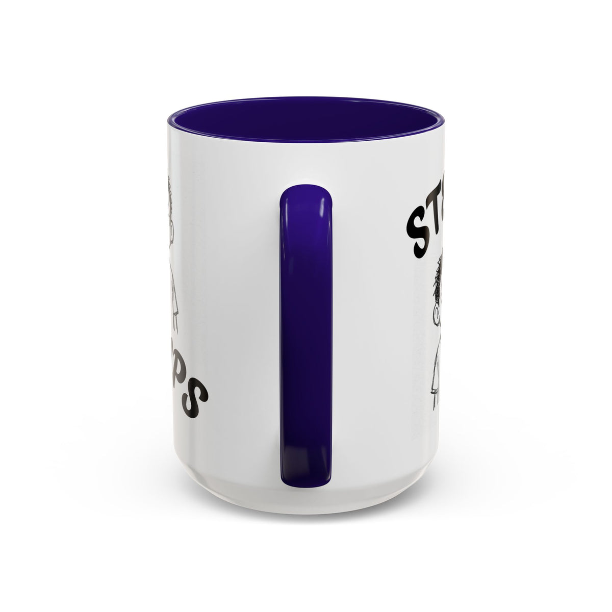 Steups Funny Cartoon Mug — Sarcastic Emoji Coffee Cup (11oz, 15oz)