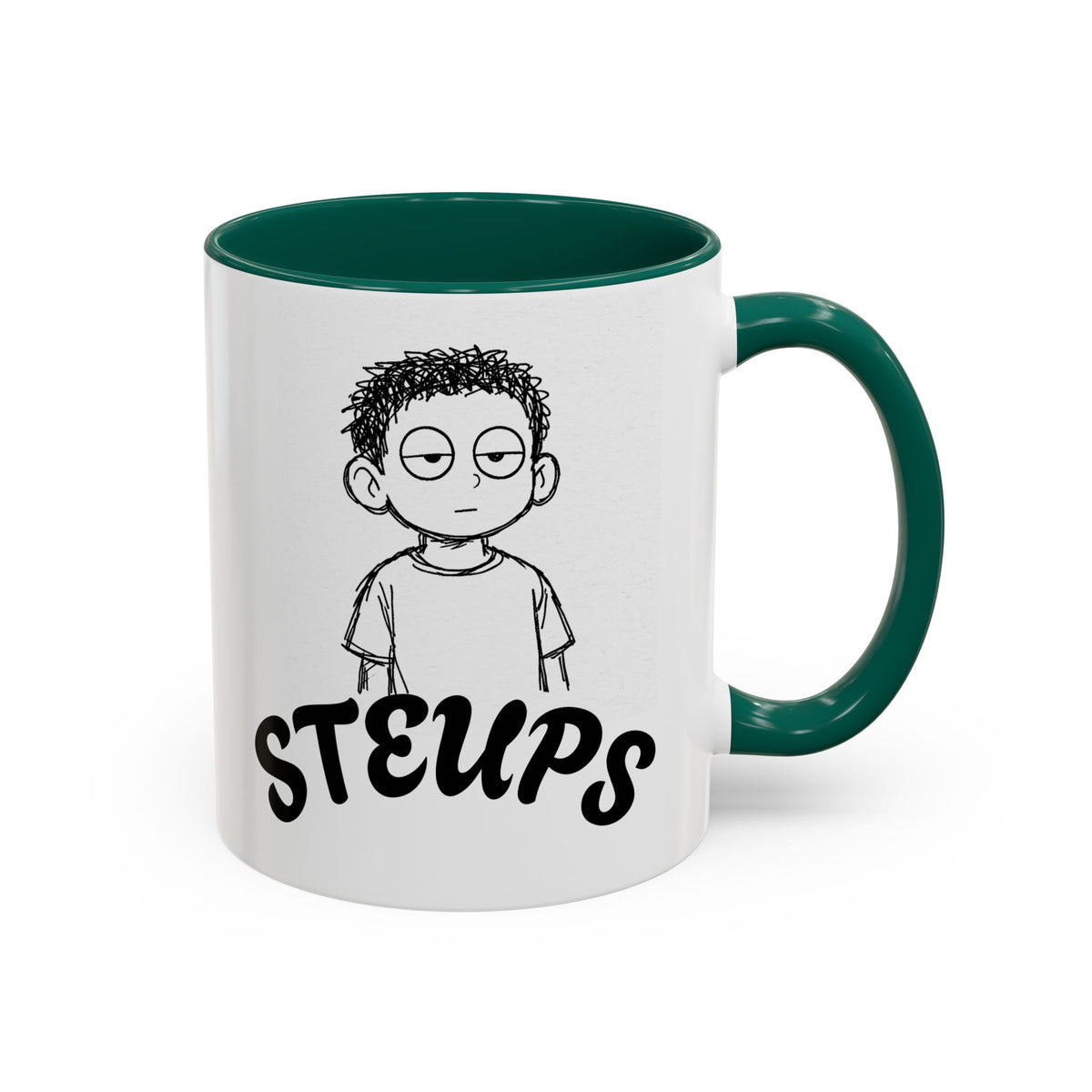 Steups Funny Cartoon Mug — Sarcastic Emoji Coffee Cup (11oz, 15oz)