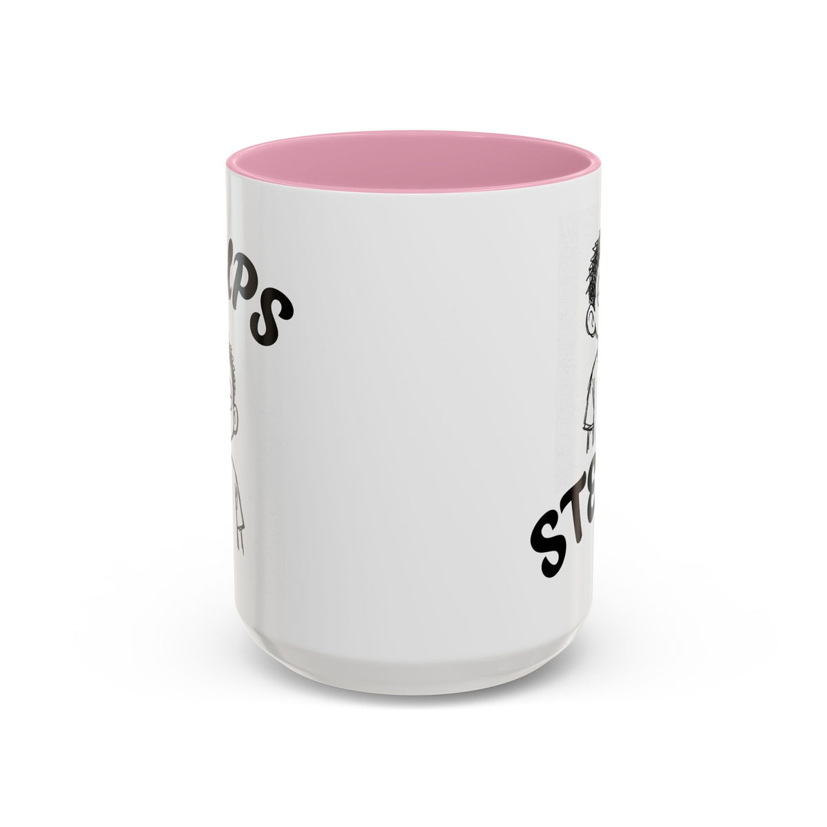 Steups Funny Cartoon Mug — Sarcastic Emoji Coffee Cup (11oz, 15oz)