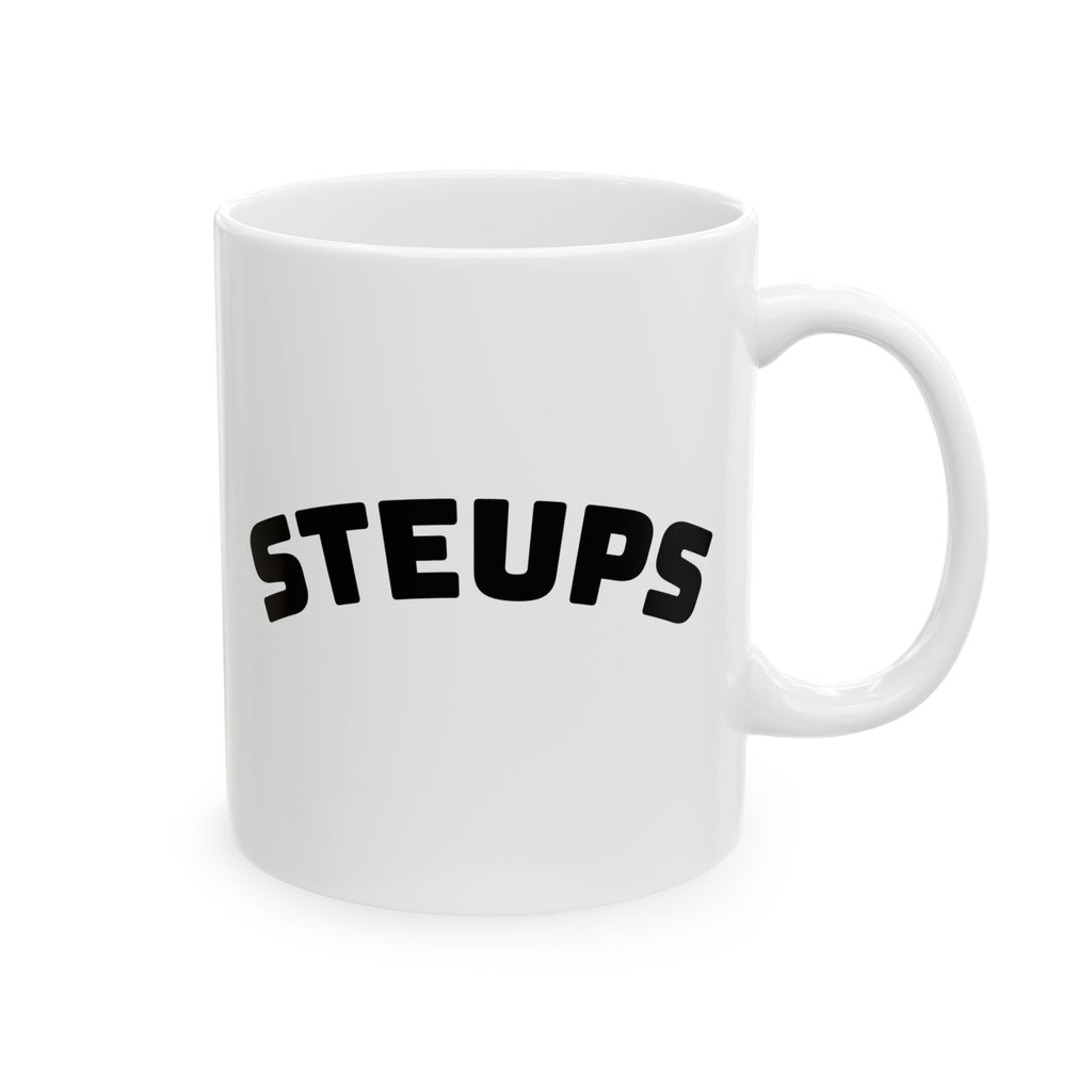 Funny Stressed Kid Cartoon Ceramic Mug — 'Stress' Coffee Cup (11oz, 15oz)