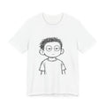 T‑Shirt — '24/7 Steups' Minimal Cartoon Face Graphic Tee