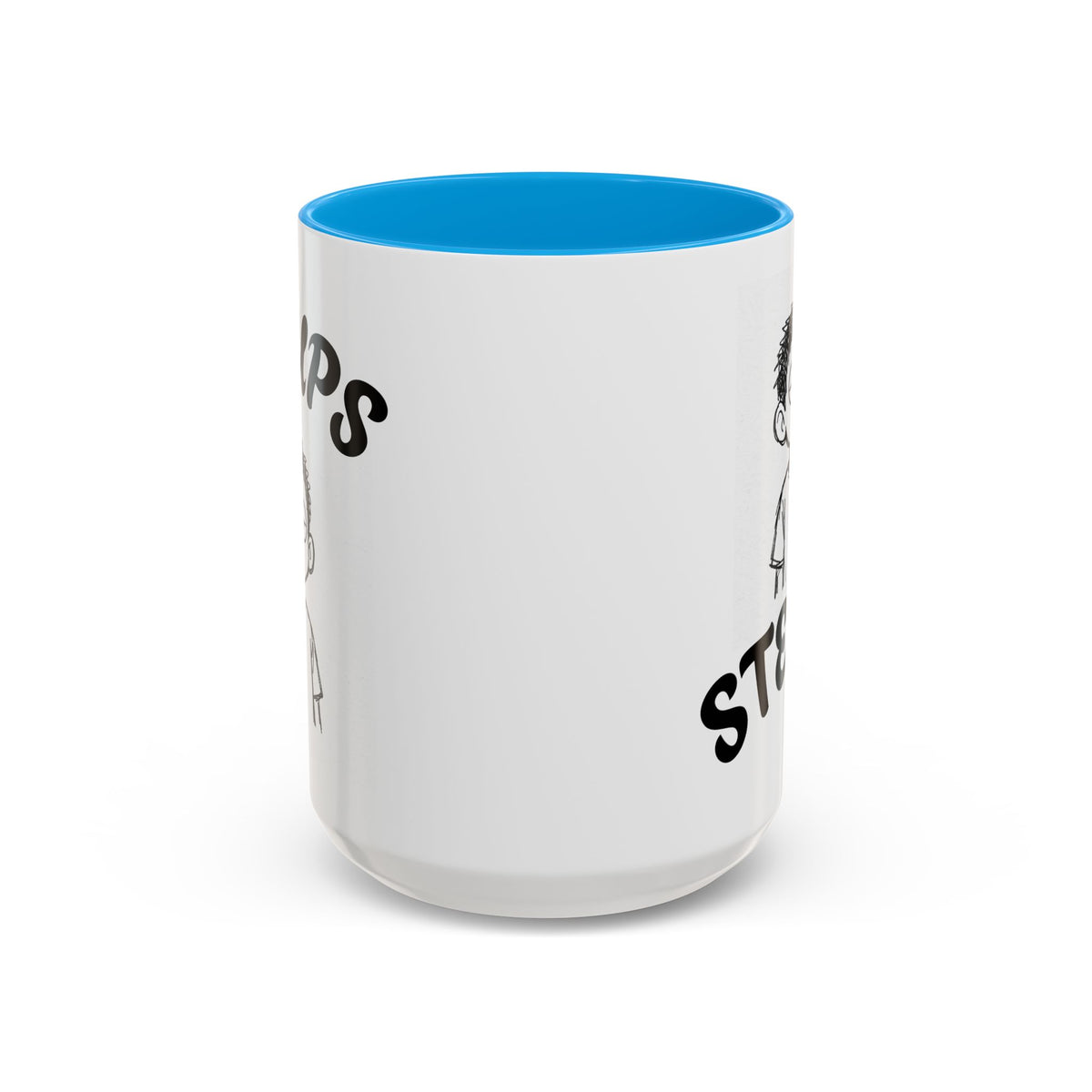 Steups Funny Cartoon Mug — Sarcastic Emoji Coffee Cup (11oz, 15oz)