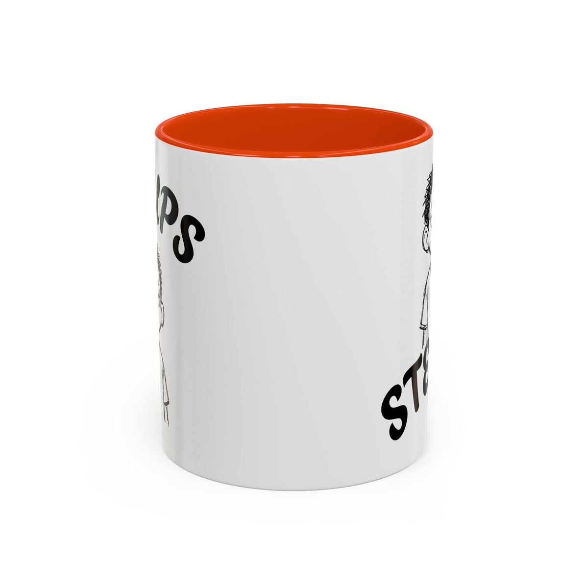 Steups Funny Cartoon Mug — Sarcastic Emoji Coffee Cup (11oz, 15oz)
