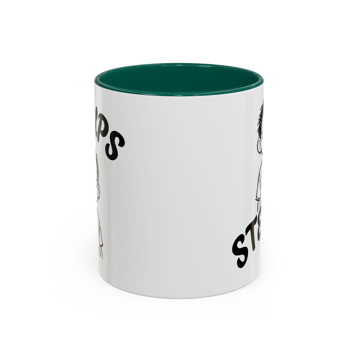 Steups Funny Cartoon Mug — Sarcastic Emoji Coffee Cup (11oz, 15oz)