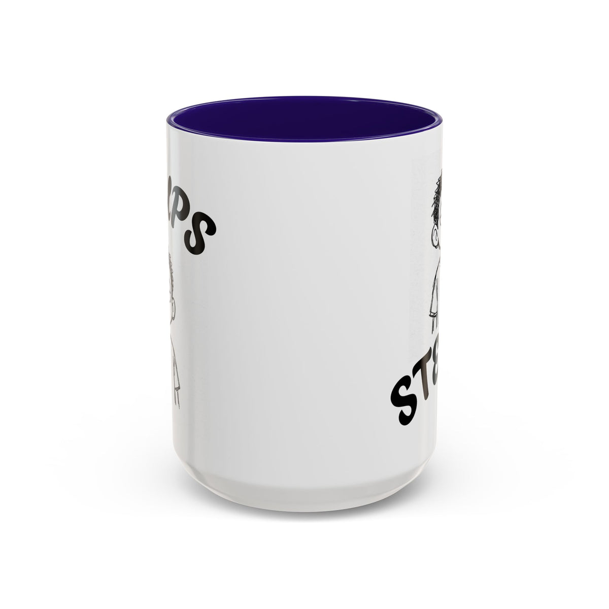 Steups Funny Cartoon Mug — Sarcastic Emoji Coffee Cup (11oz, 15oz)