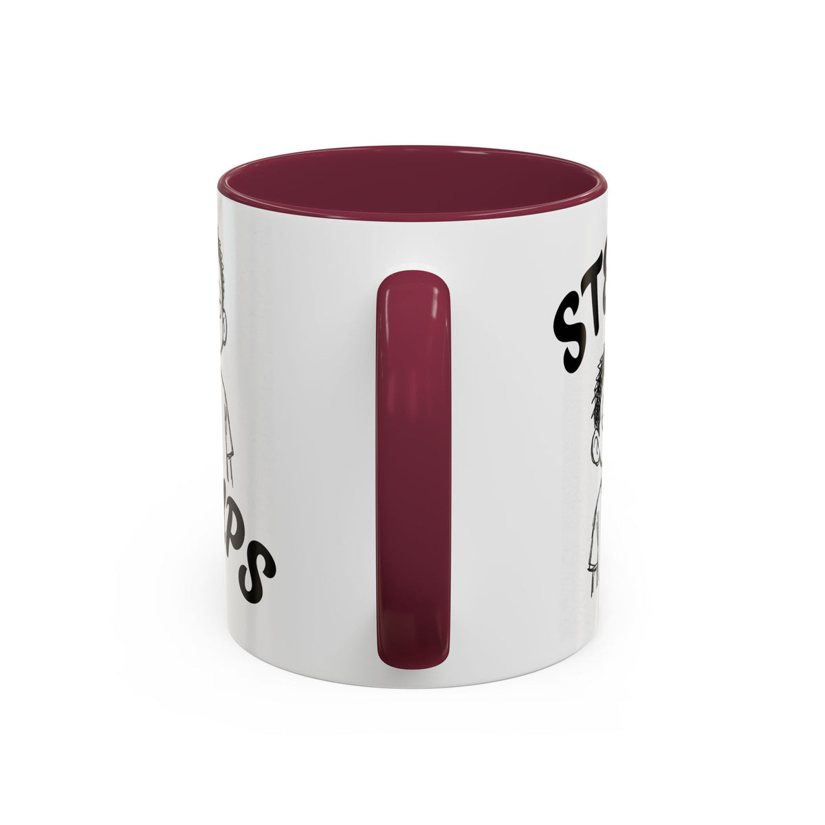 Steups Funny Cartoon Mug — Sarcastic Emoji Coffee Cup (11oz, 15oz)
