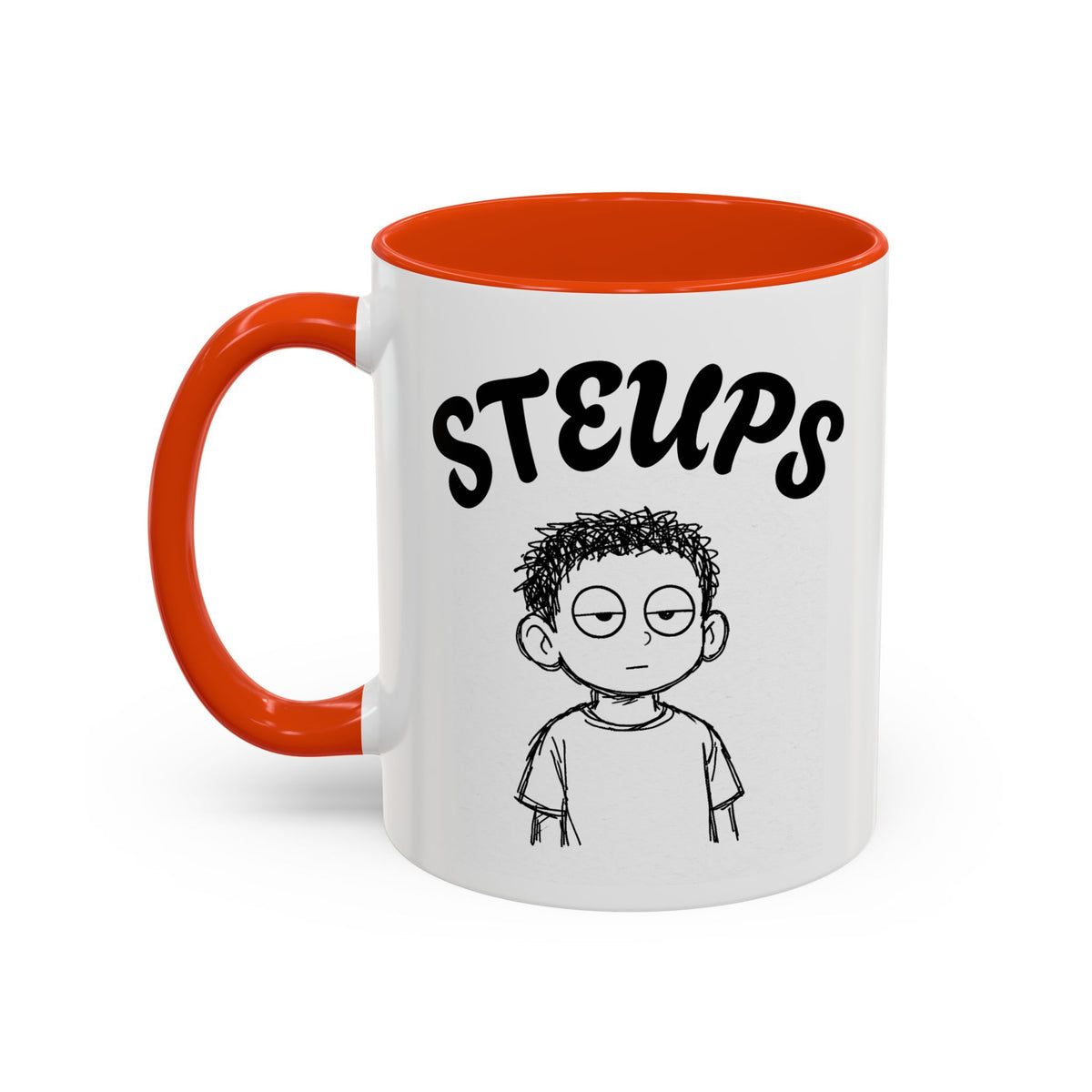 Steups Funny Cartoon Mug — Sarcastic Emoji Coffee Cup (11oz, 15oz)