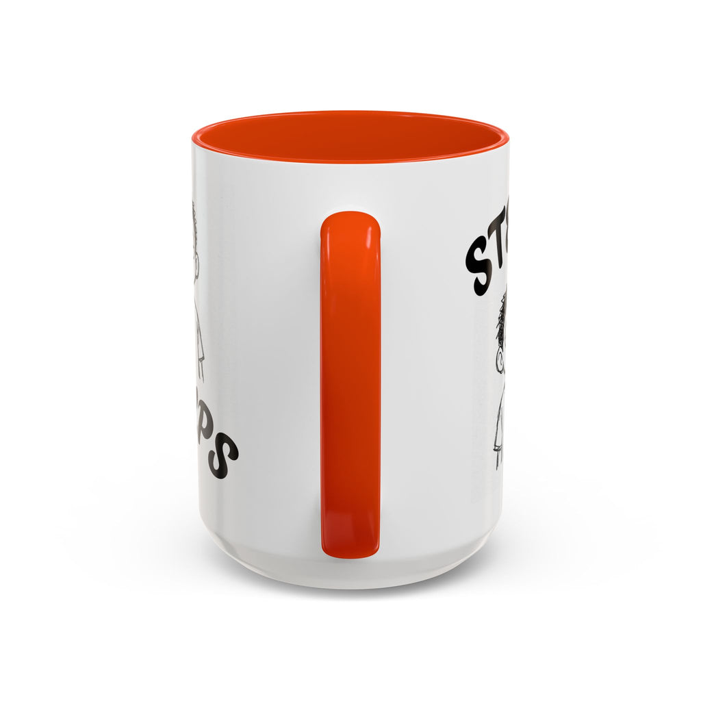 Steups Funny Cartoon Mug — Sarcastic Emoji Coffee Cup (11oz, 15oz)