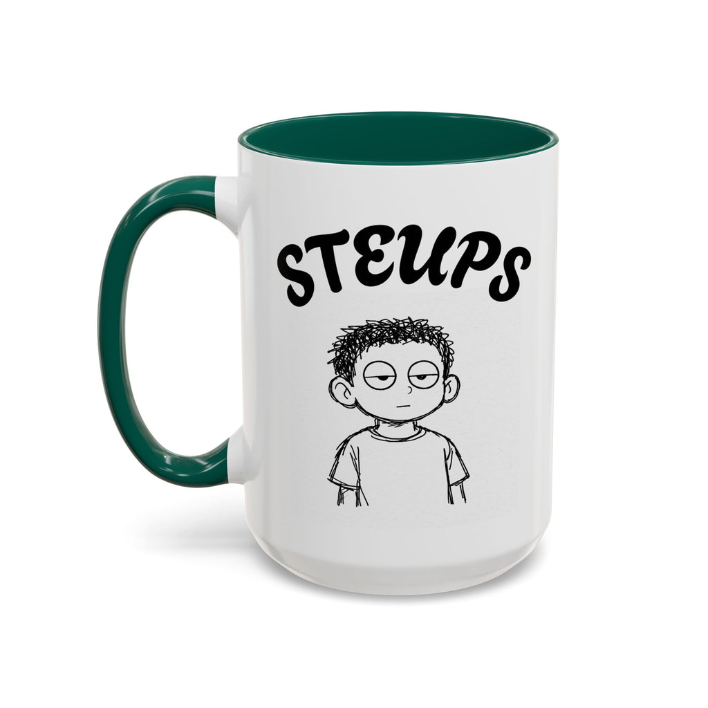 Steups Funny Cartoon Mug — Sarcastic Emoji Coffee Cup (11oz, 15oz)