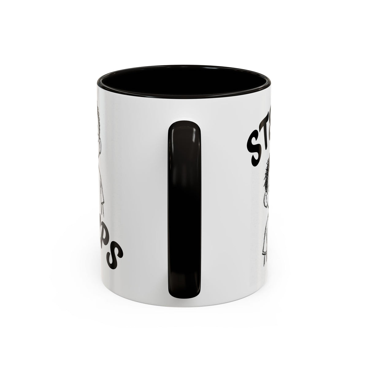 Steups Funny Cartoon Mug — Sarcastic Emoji Coffee Cup (11oz, 15oz)