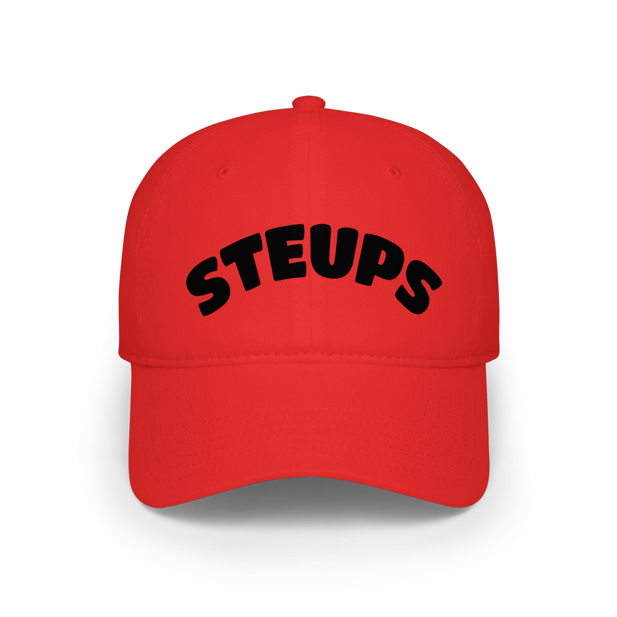 Steups Embroidered Baseball Cap — Minimal Curved Bill Hat