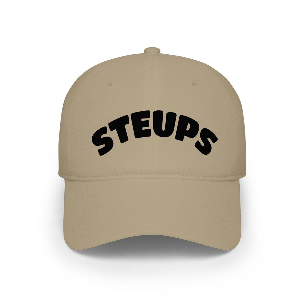Steups Embroidered Baseball Cap — Minimal Curved Bill Hat