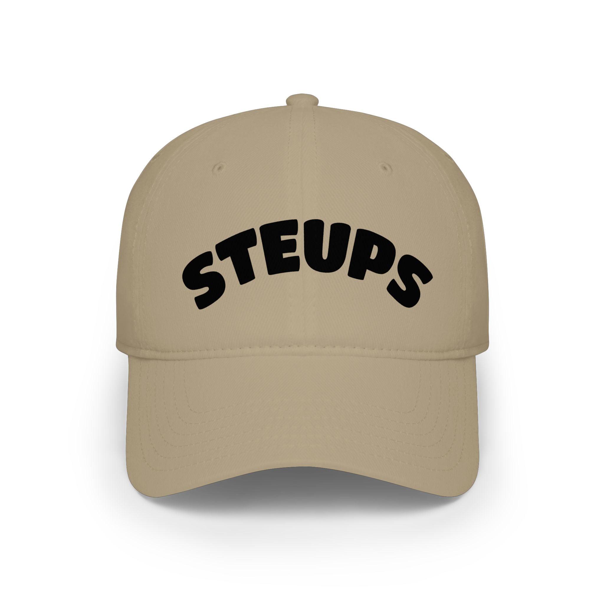 Steups Embroidered Baseball Cap — Minimal Curved Bill Hat