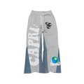 DENIM FLARED SWEATS
