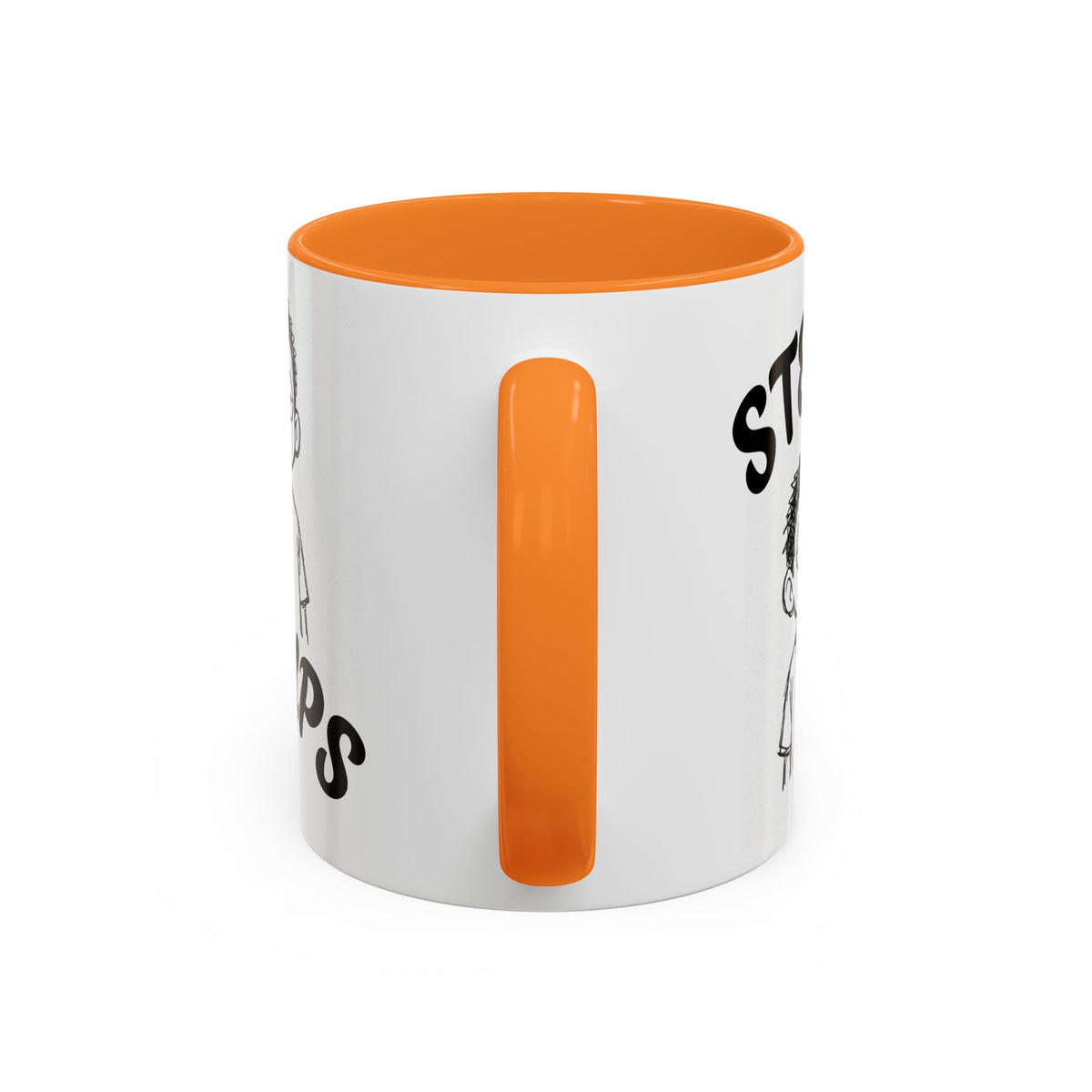 Steups Funny Cartoon Mug — Sarcastic Emoji Coffee Cup (11oz, 15oz)