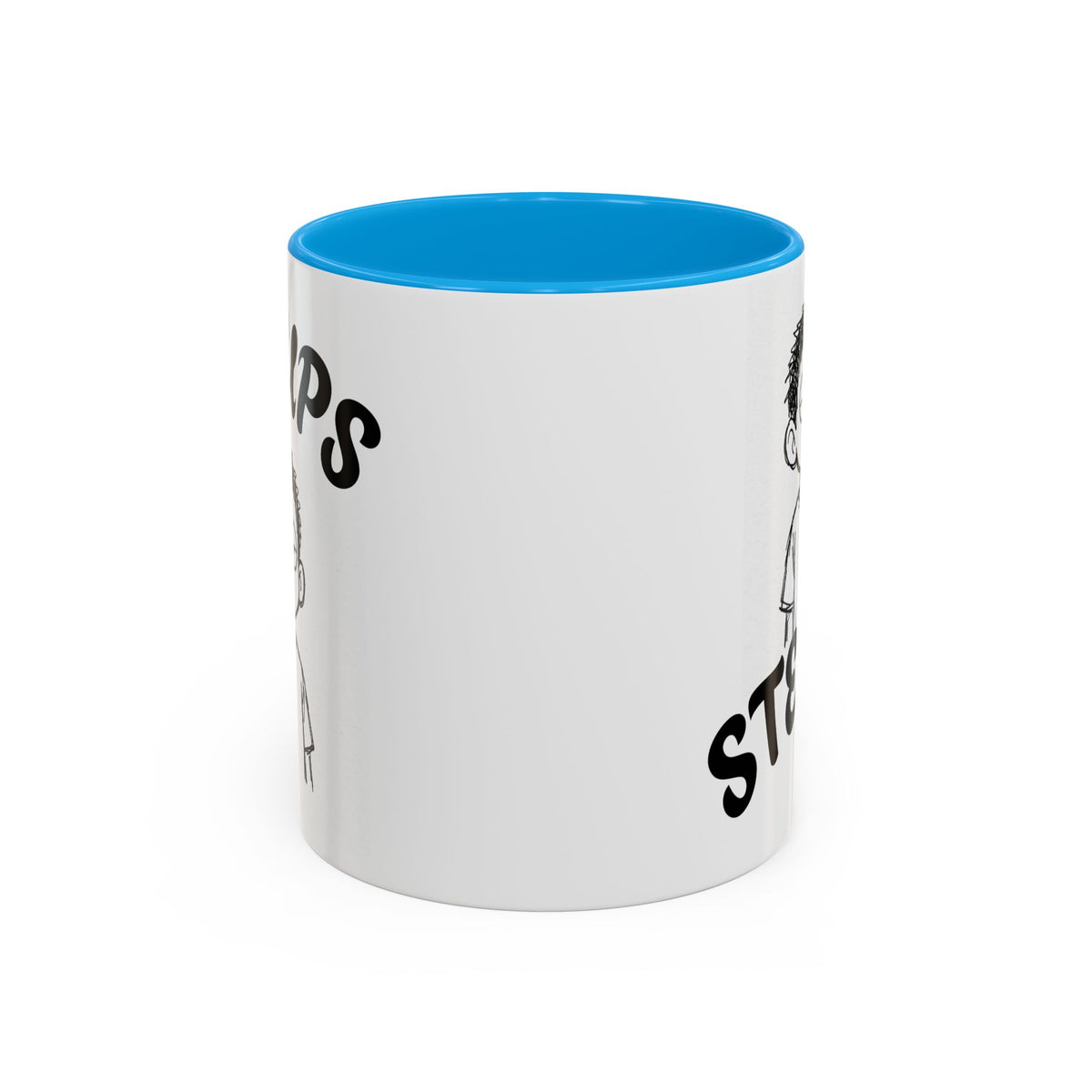 Steups Funny Cartoon Mug — Sarcastic Emoji Coffee Cup (11oz, 15oz)