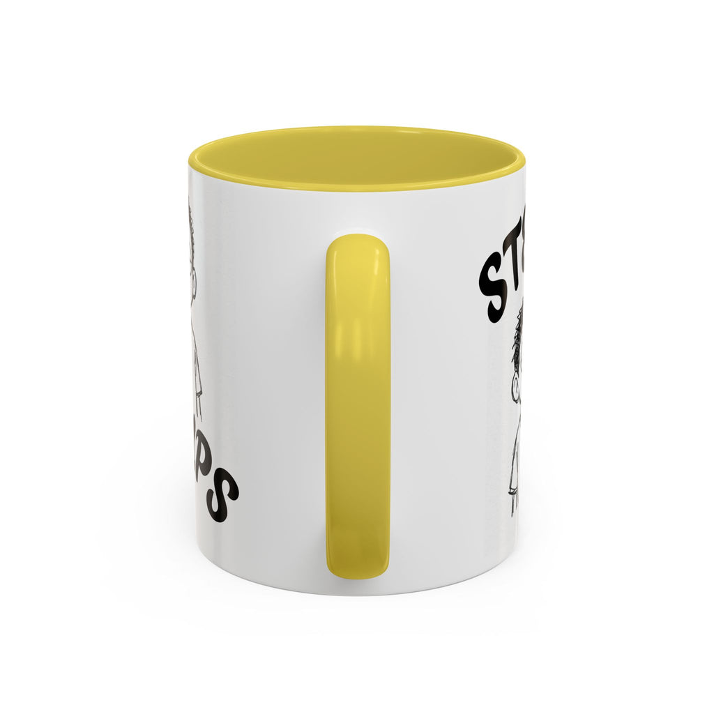 Steups Funny Cartoon Mug — Sarcastic Emoji Coffee Cup (11oz, 15oz)