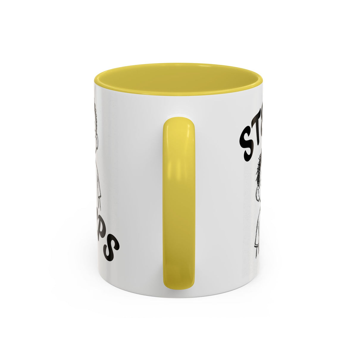 Steups Funny Cartoon Mug — Sarcastic Emoji Coffee Cup (11oz, 15oz)