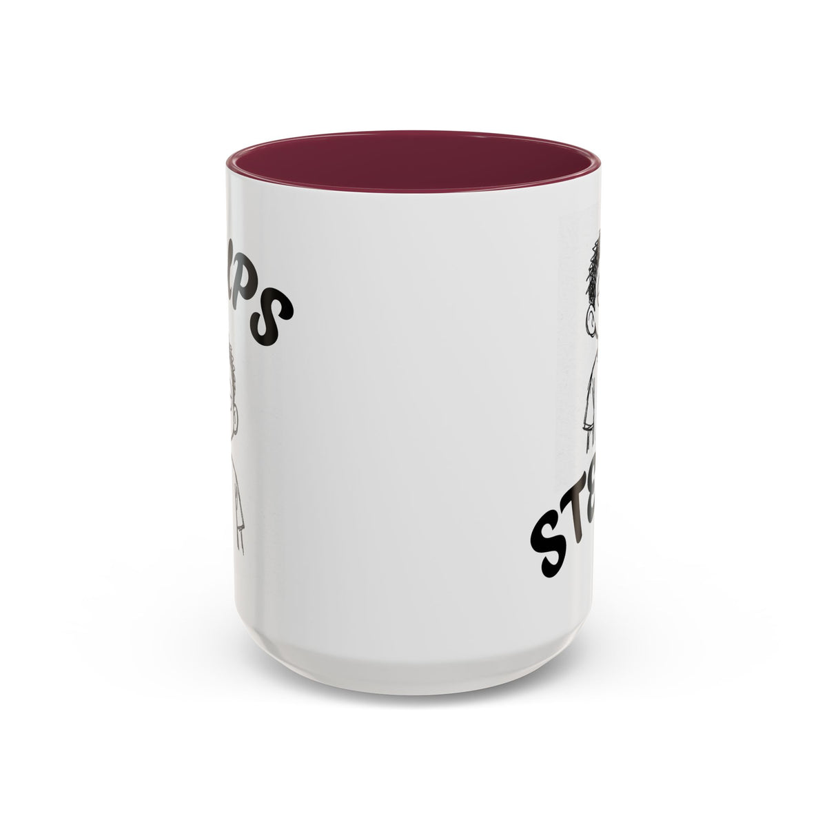 Steups Funny Cartoon Mug — Sarcastic Emoji Coffee Cup (11oz, 15oz)
