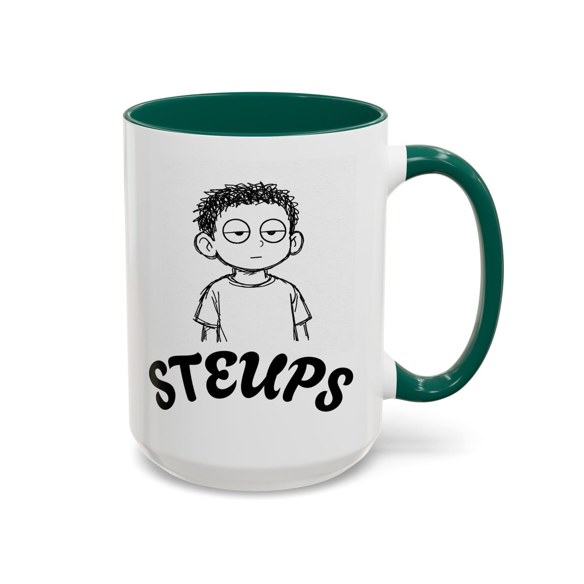 Steups Funny Cartoon Mug — Sarcastic Emoji Coffee Cup (11oz, 15oz)