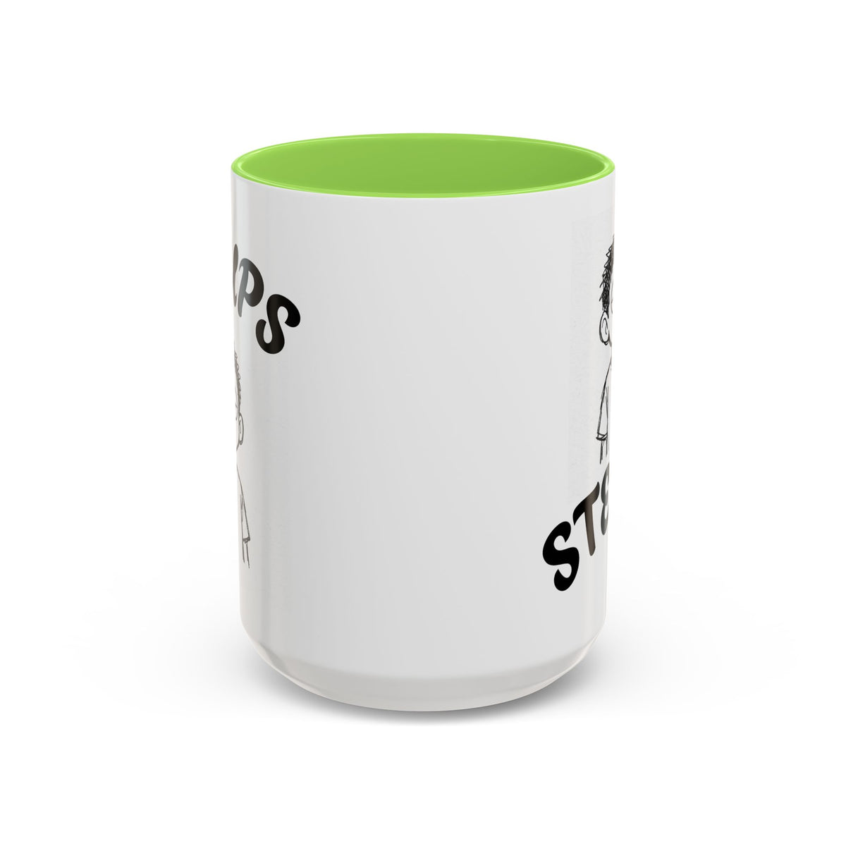 Steups Funny Cartoon Mug — Sarcastic Emoji Coffee Cup (11oz, 15oz)